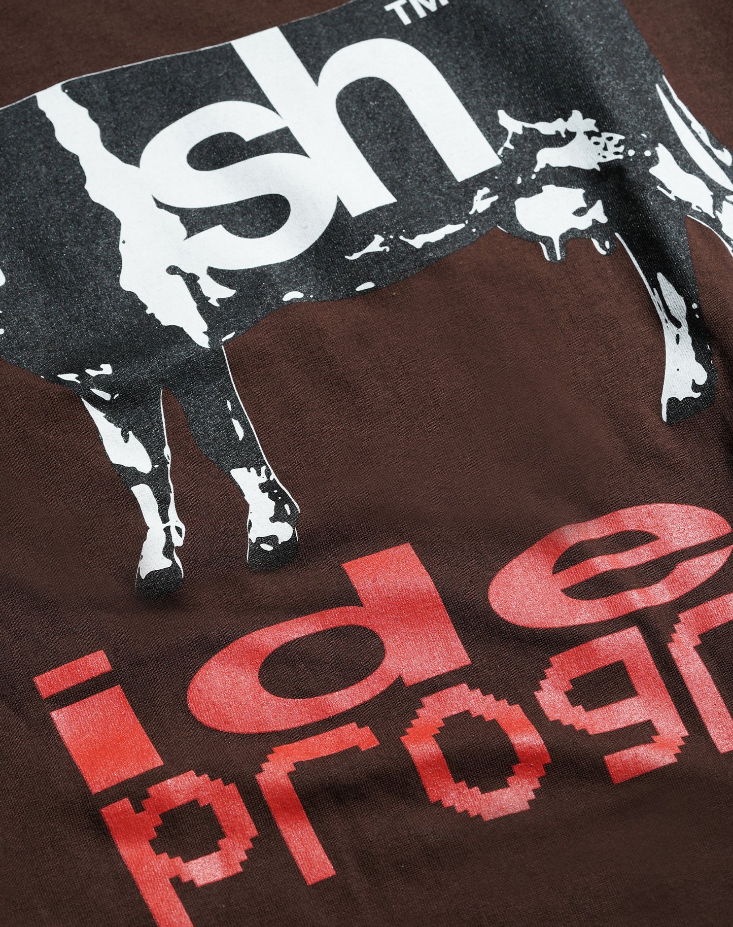 cow pie brown t-shirt