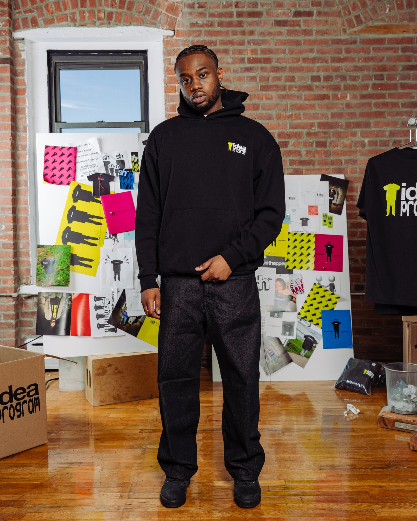 sh idea program black hoodie