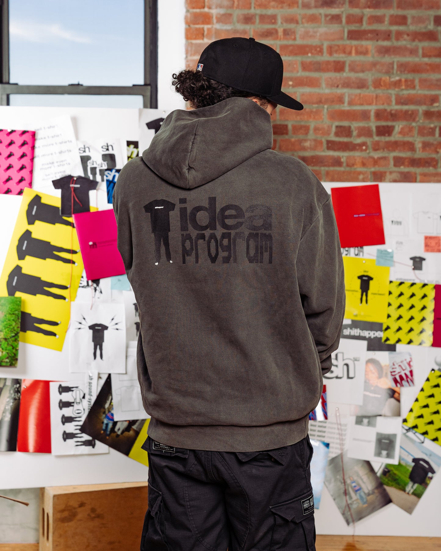 sh idea program charcoal hoodie