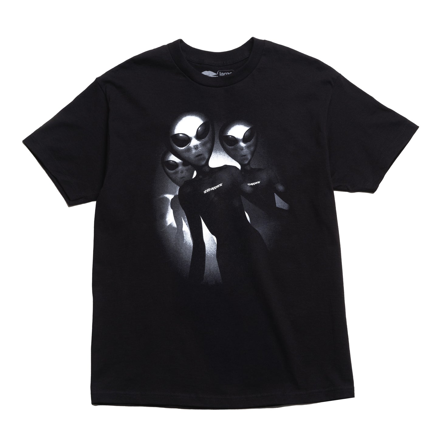 abduction black t-shirt