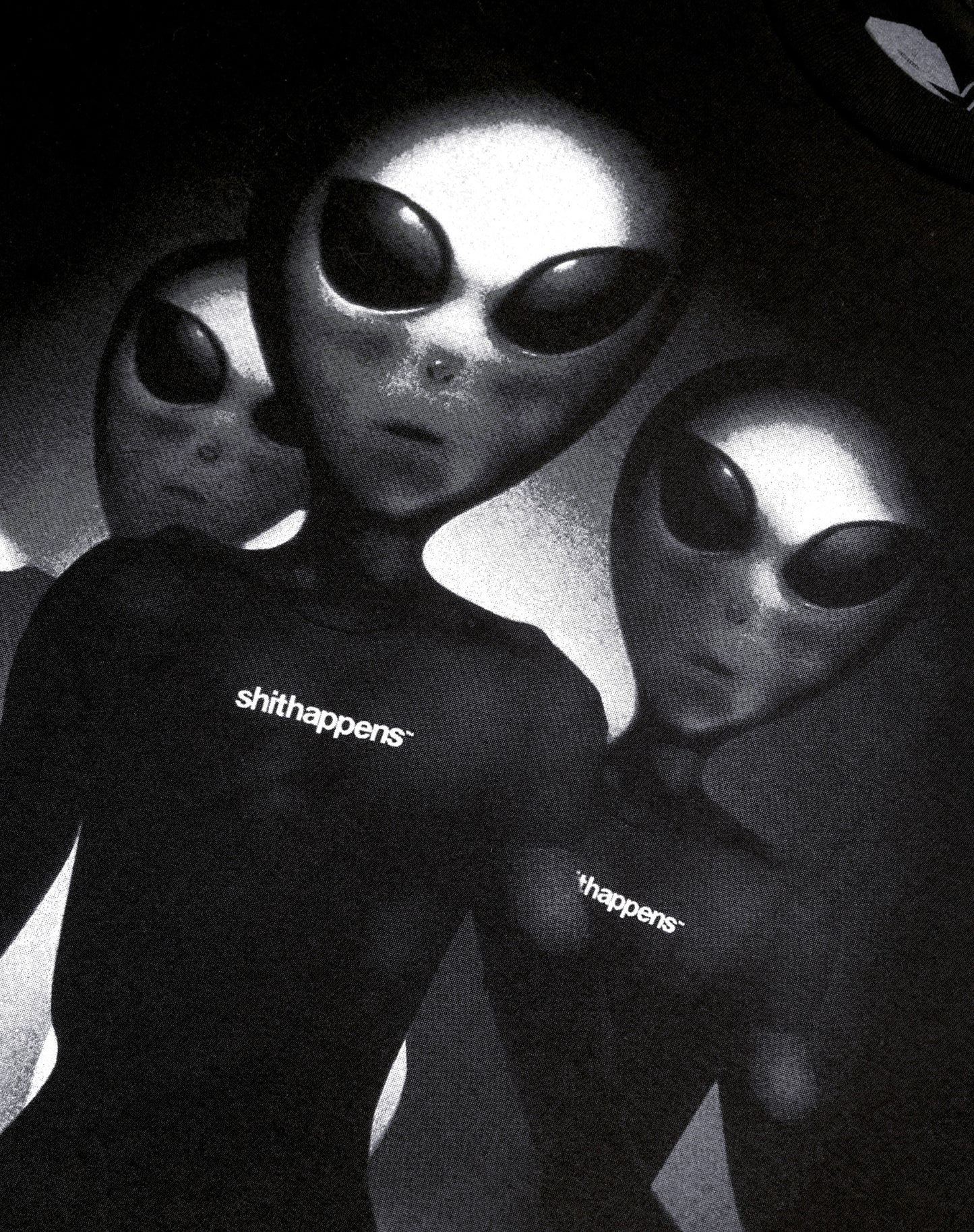 abduction black t-shirt